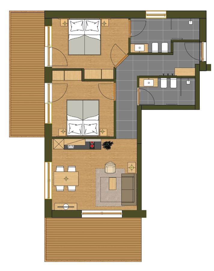 Oberzerod Apartments Siusi Bagian luar foto